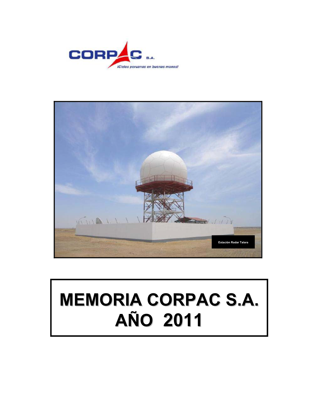 Memoria CORPAC S.A