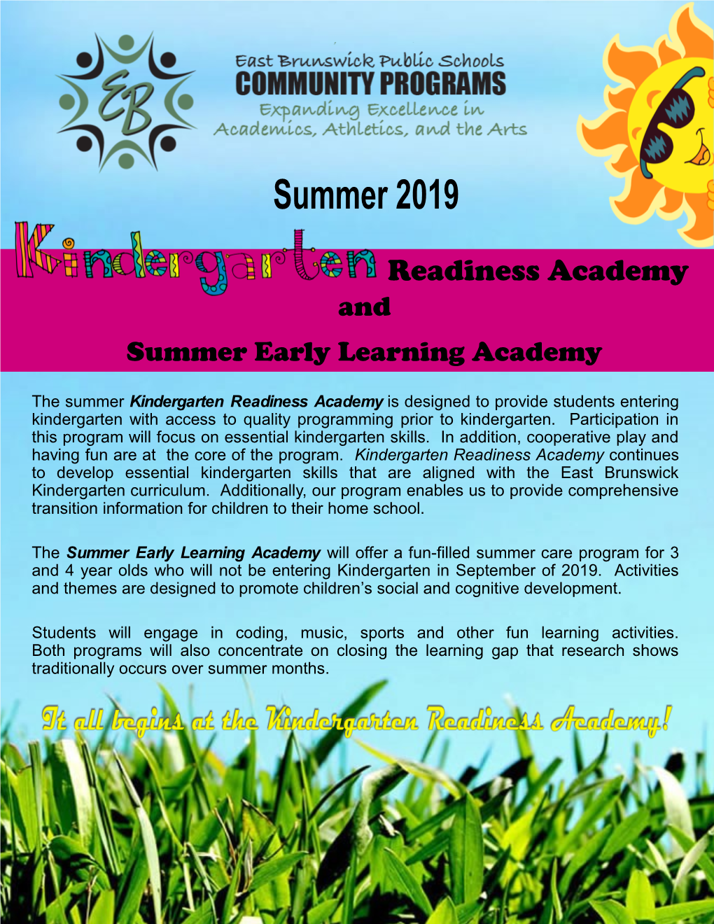 Kindergarten Readiness Academy and Summer ELA.Pdf