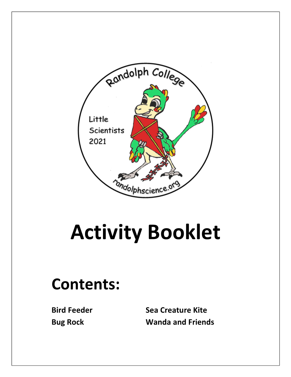 Activity Booklet