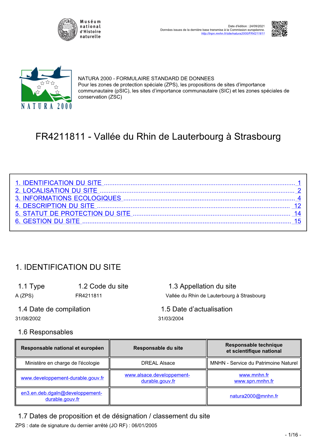 Vallée Du Rhin De Lauterbourg À Strasbourg