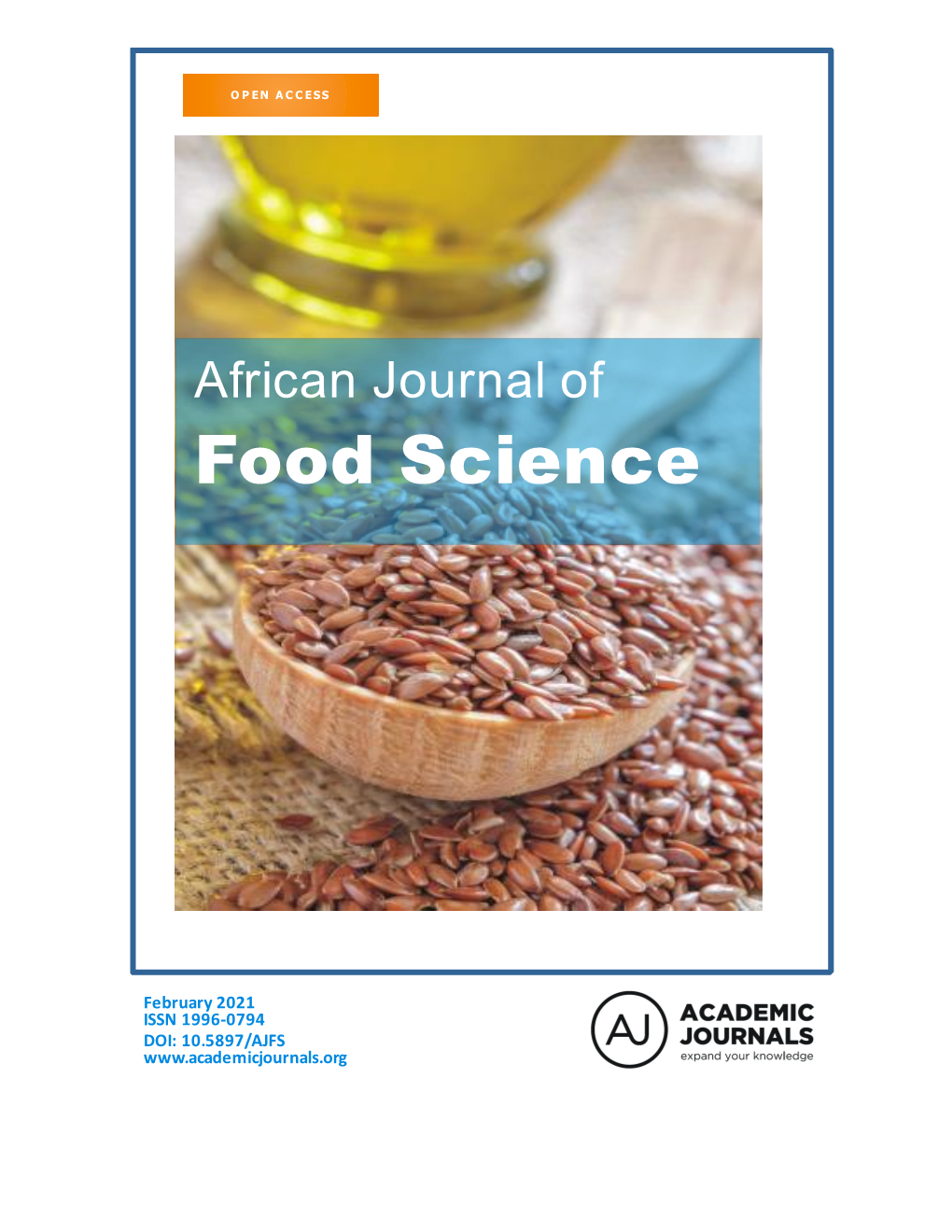 African Journal of Food Science