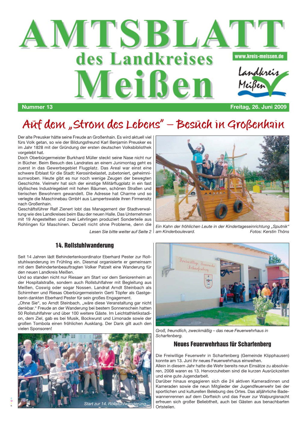 Auf Dem „Strom Des Lebens“ – Besuch in Großenhain