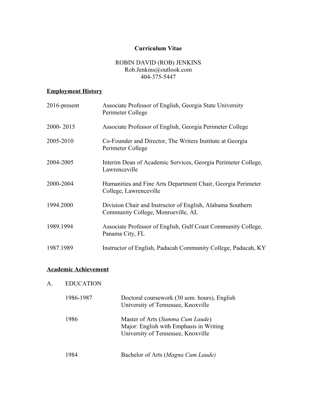 Curriculum Vitae s55