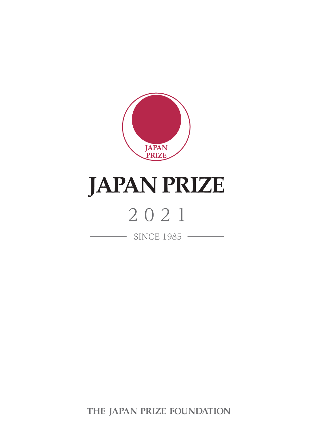 Japan Prize 2021