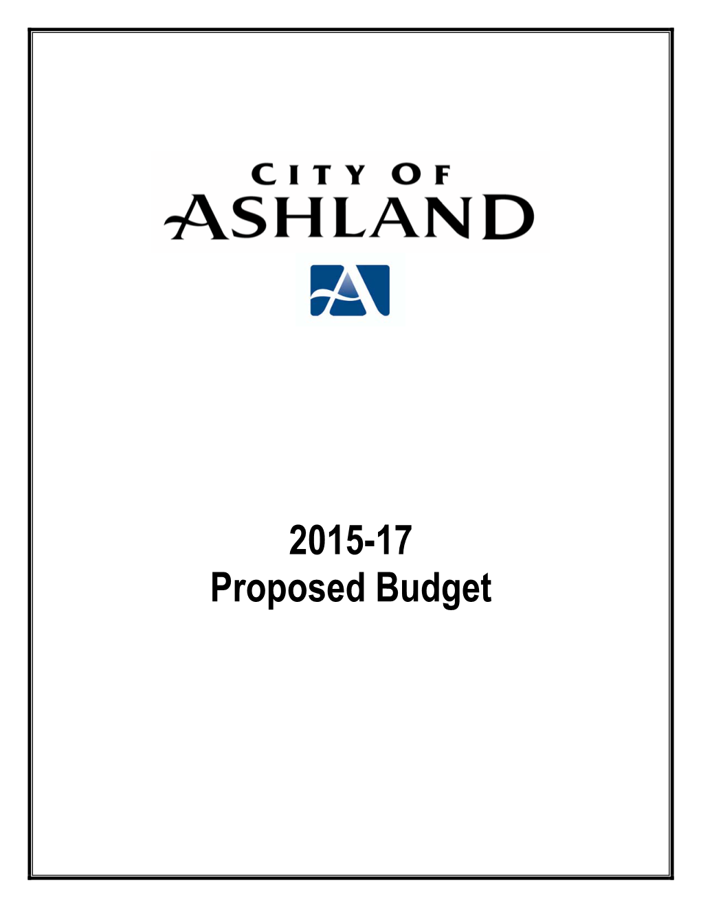 2015-17 Proposed Budget