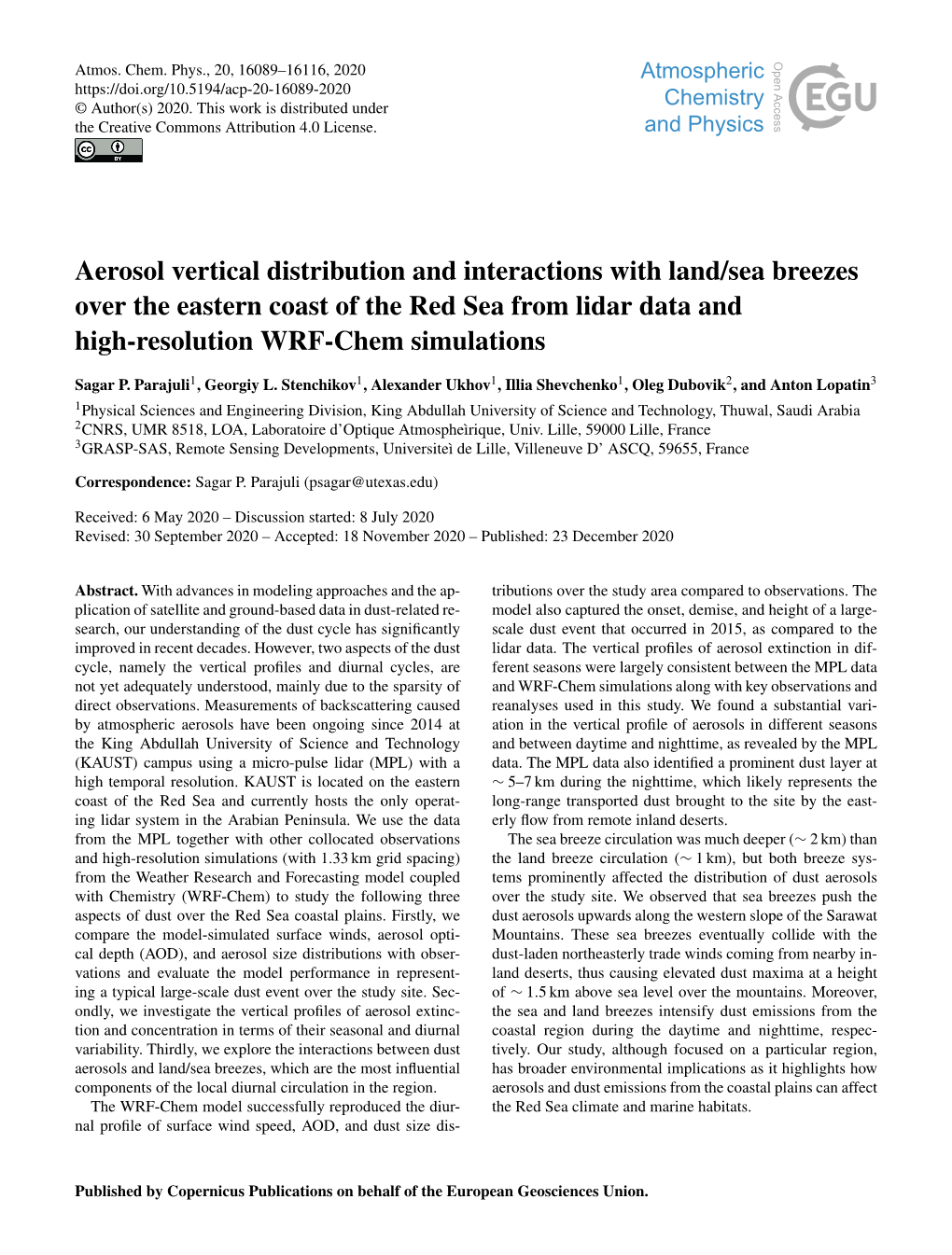 Article Size Distribution (PSD) Obtained by Inversion Paper