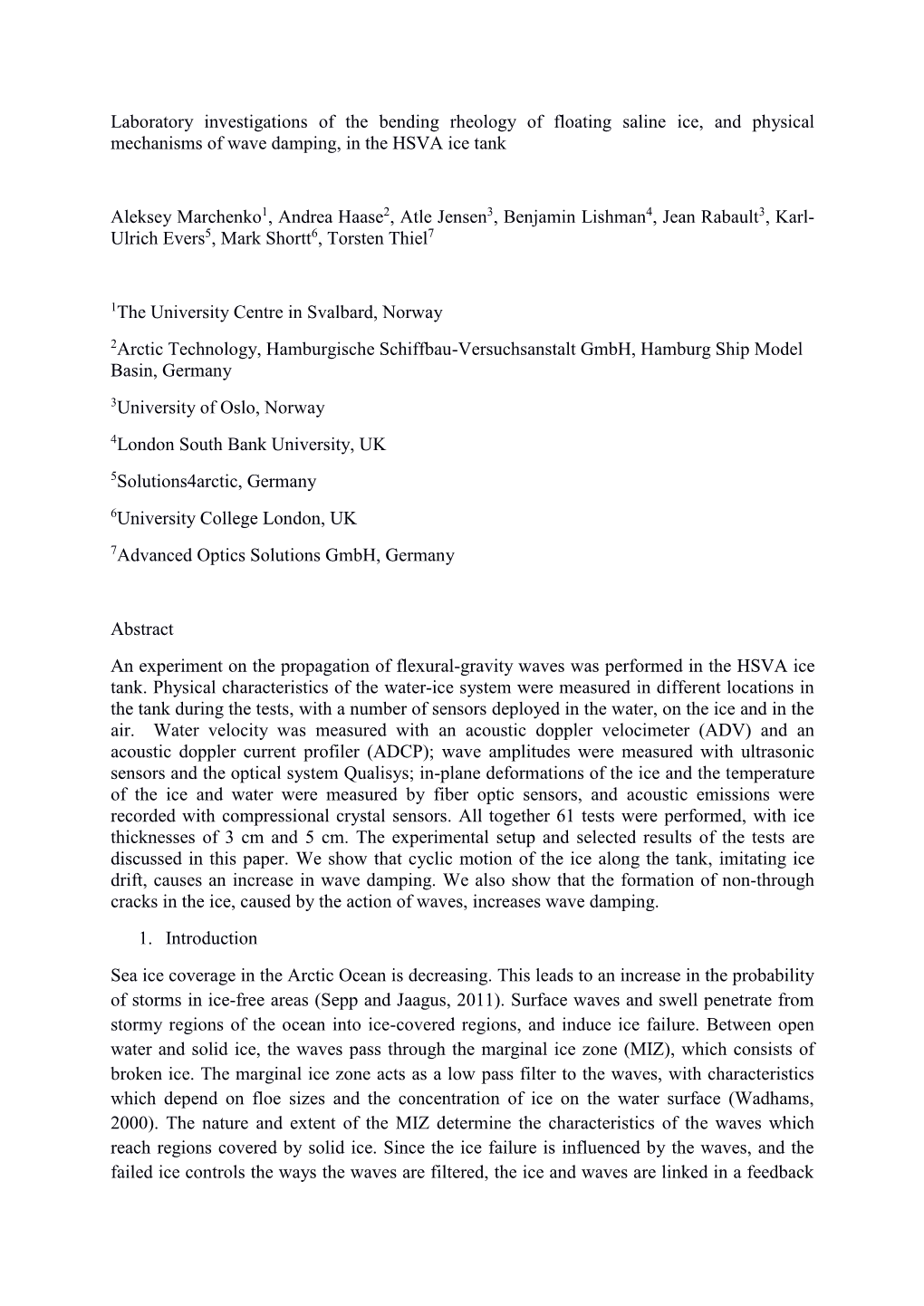 Laboratory Investigations of Bending Rheology of Floating Saline Ice And