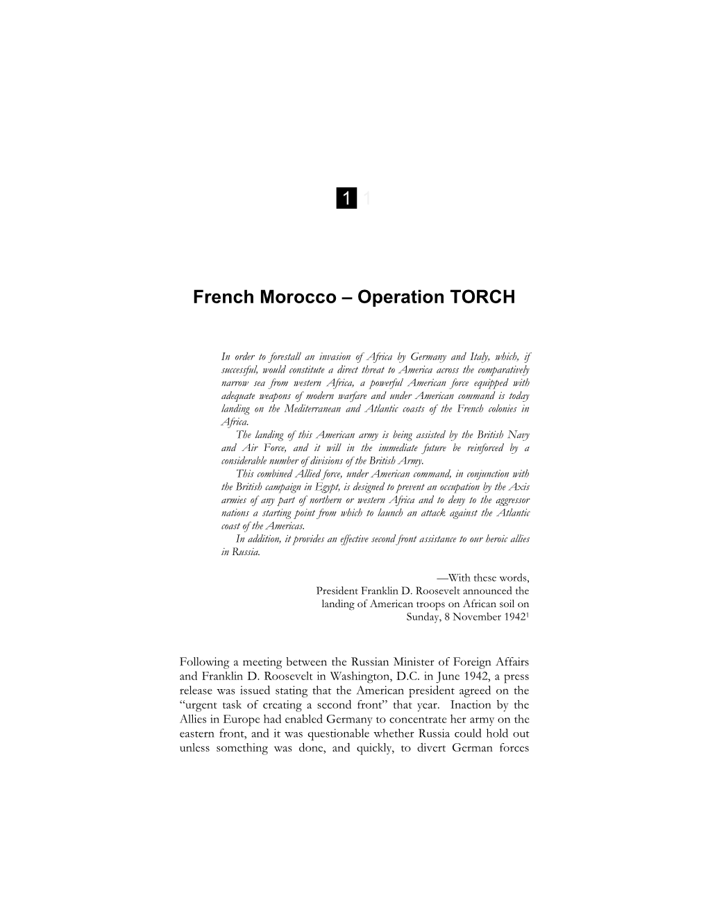 Operation TORCH