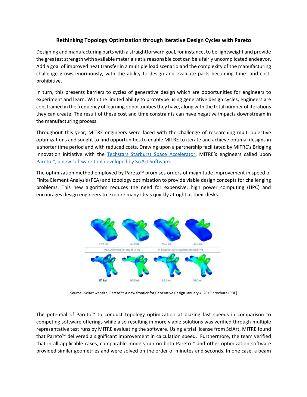 Rethinking Topology Optimization Through Iterative Design Cycles with Pareto