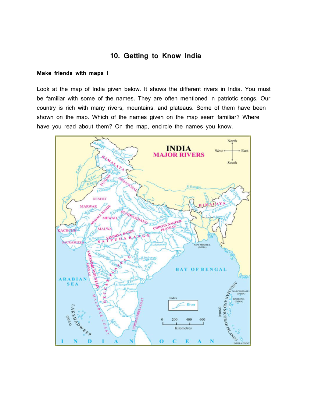 10. Getting to Know India