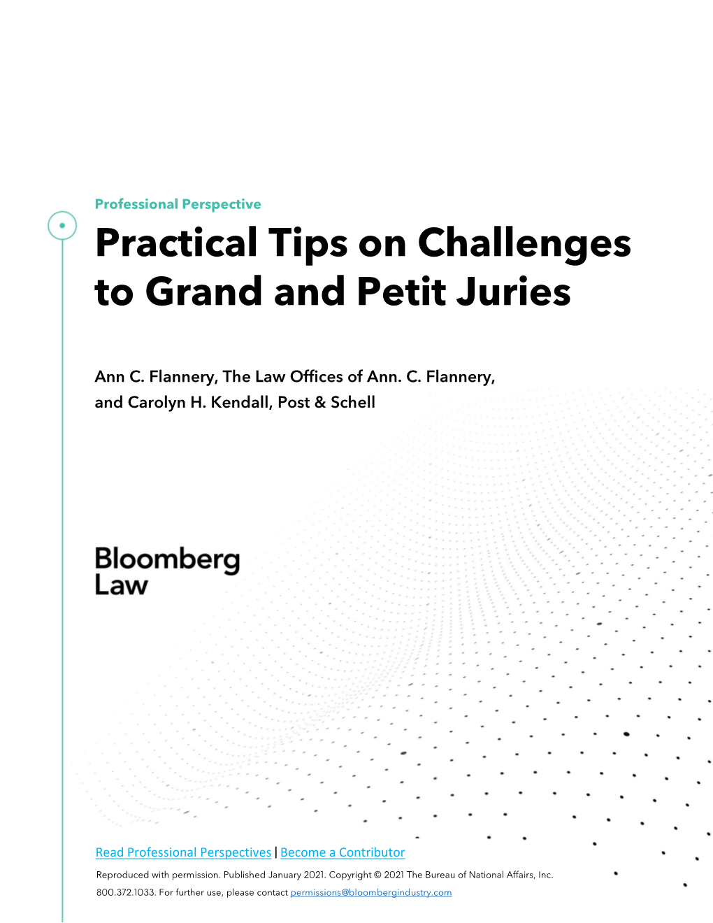 Practical Tips on Challenges to Grand and Petit Juries