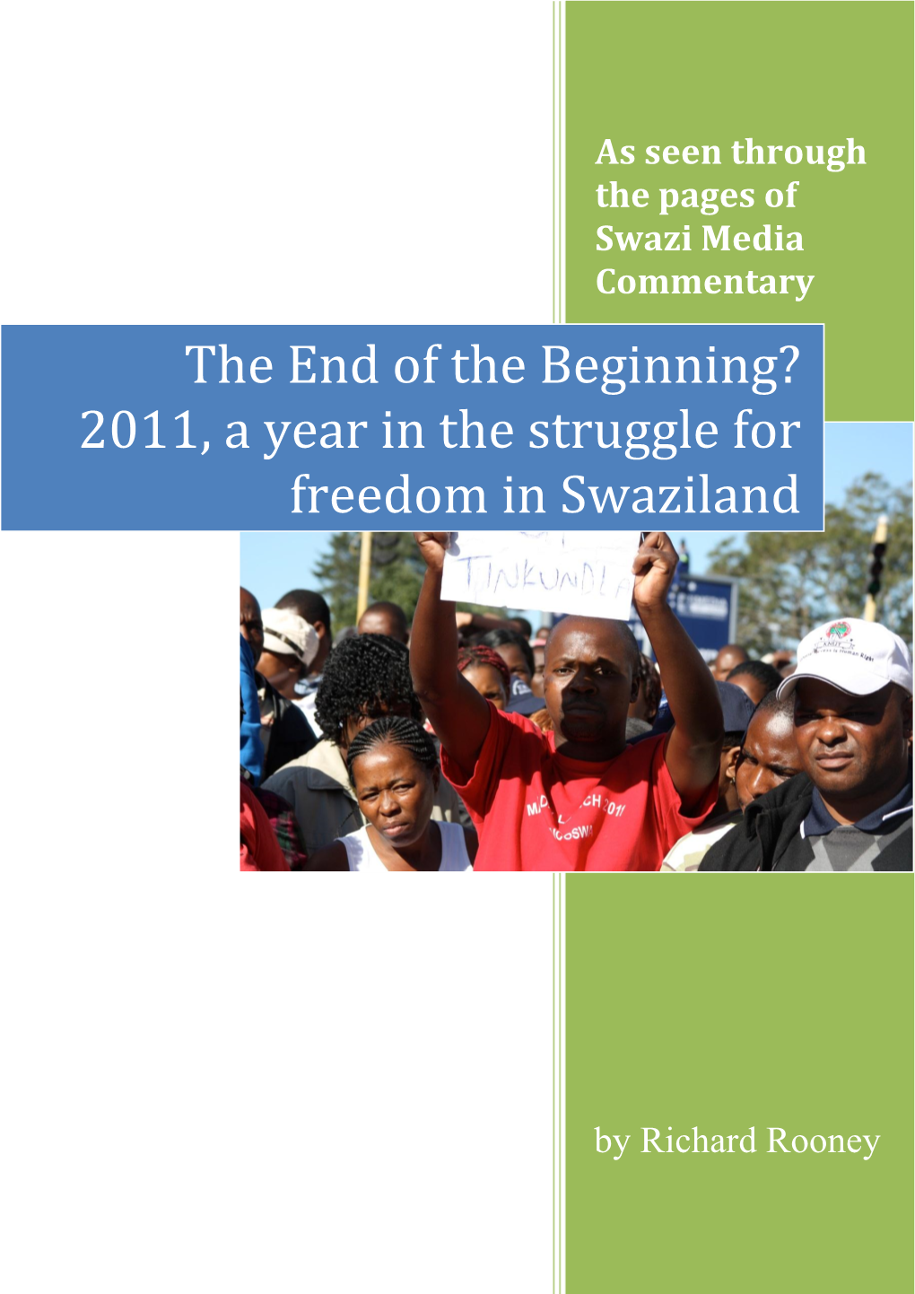 2011, a Year in the Struggle for Freedom in Swaziland