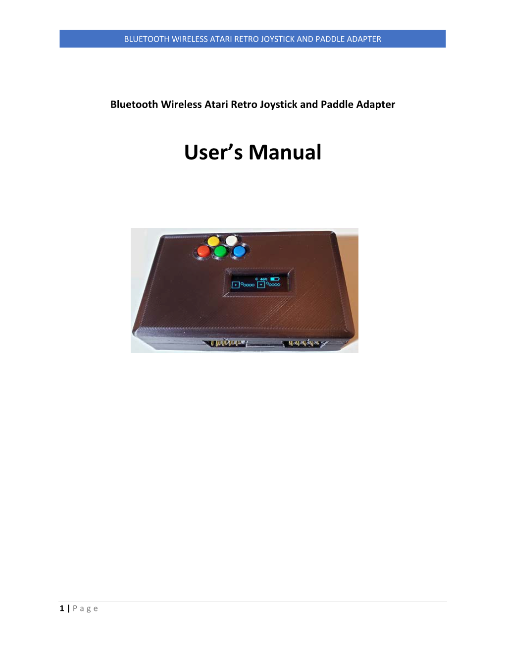 User's Manual