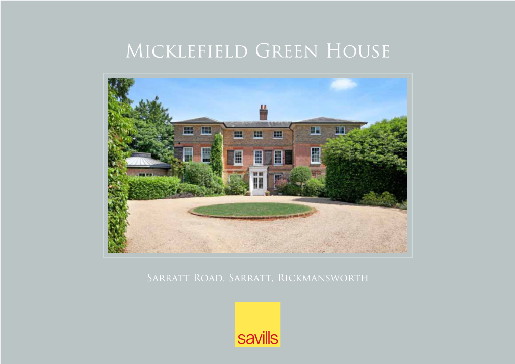 Micklefield Green House