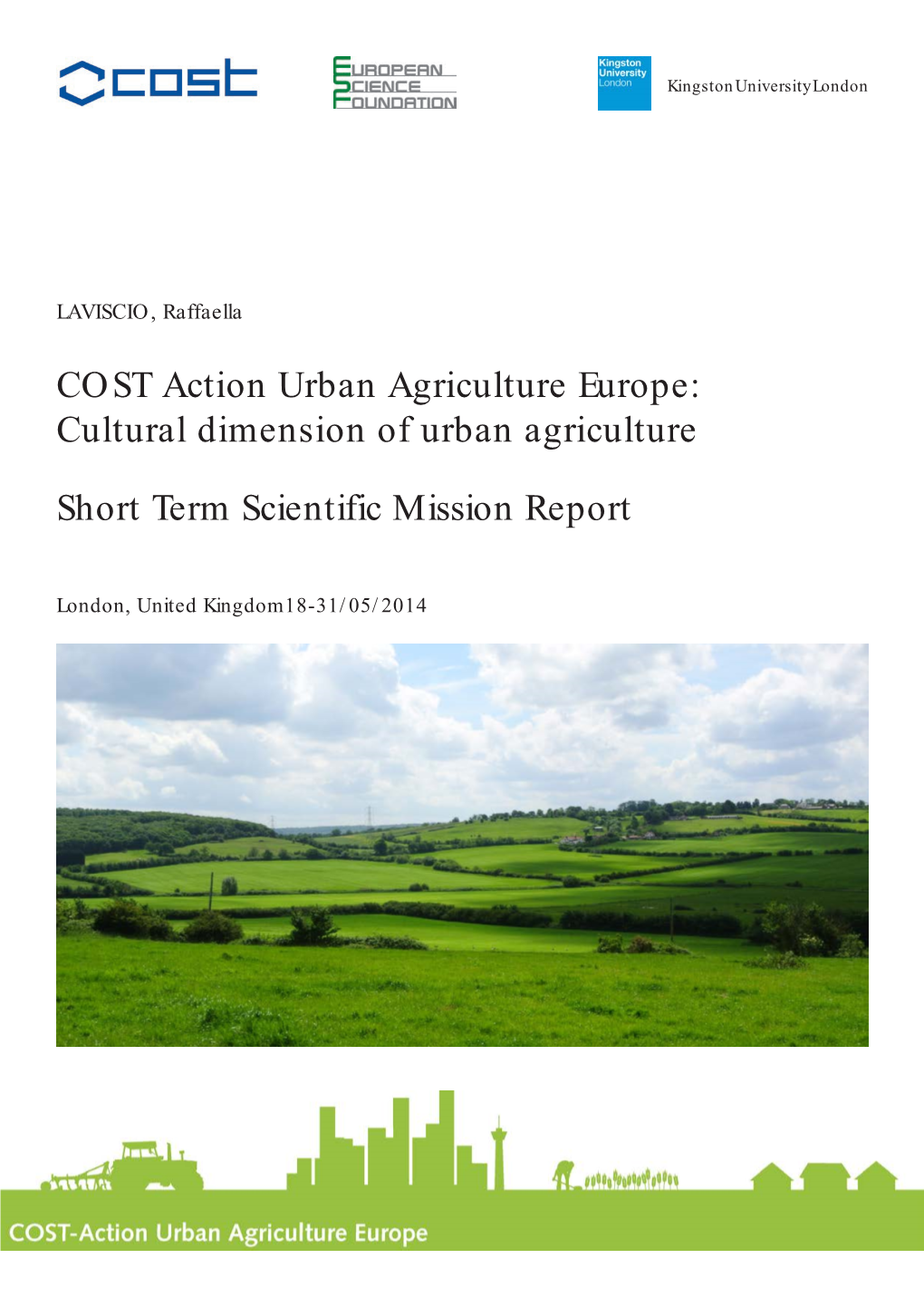 STSM Report: Cultural Dimension of Urban Agriculture