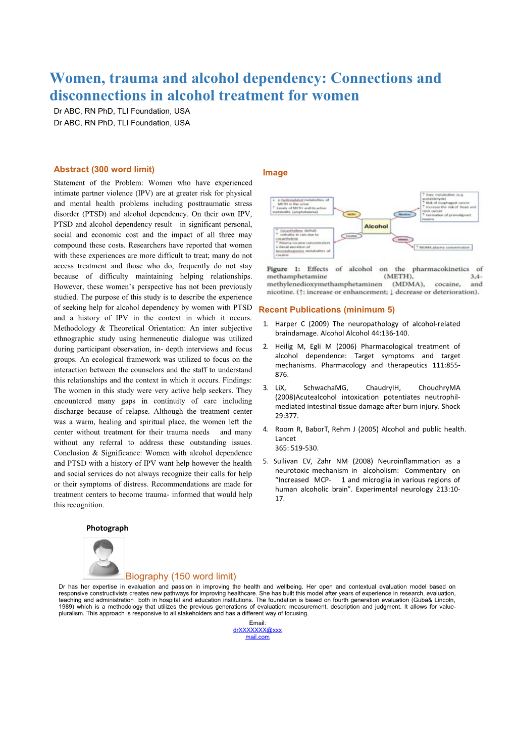 Women, Trauma and Alcohol Dependency: Connections and Disconnections in Alcohol Treatment