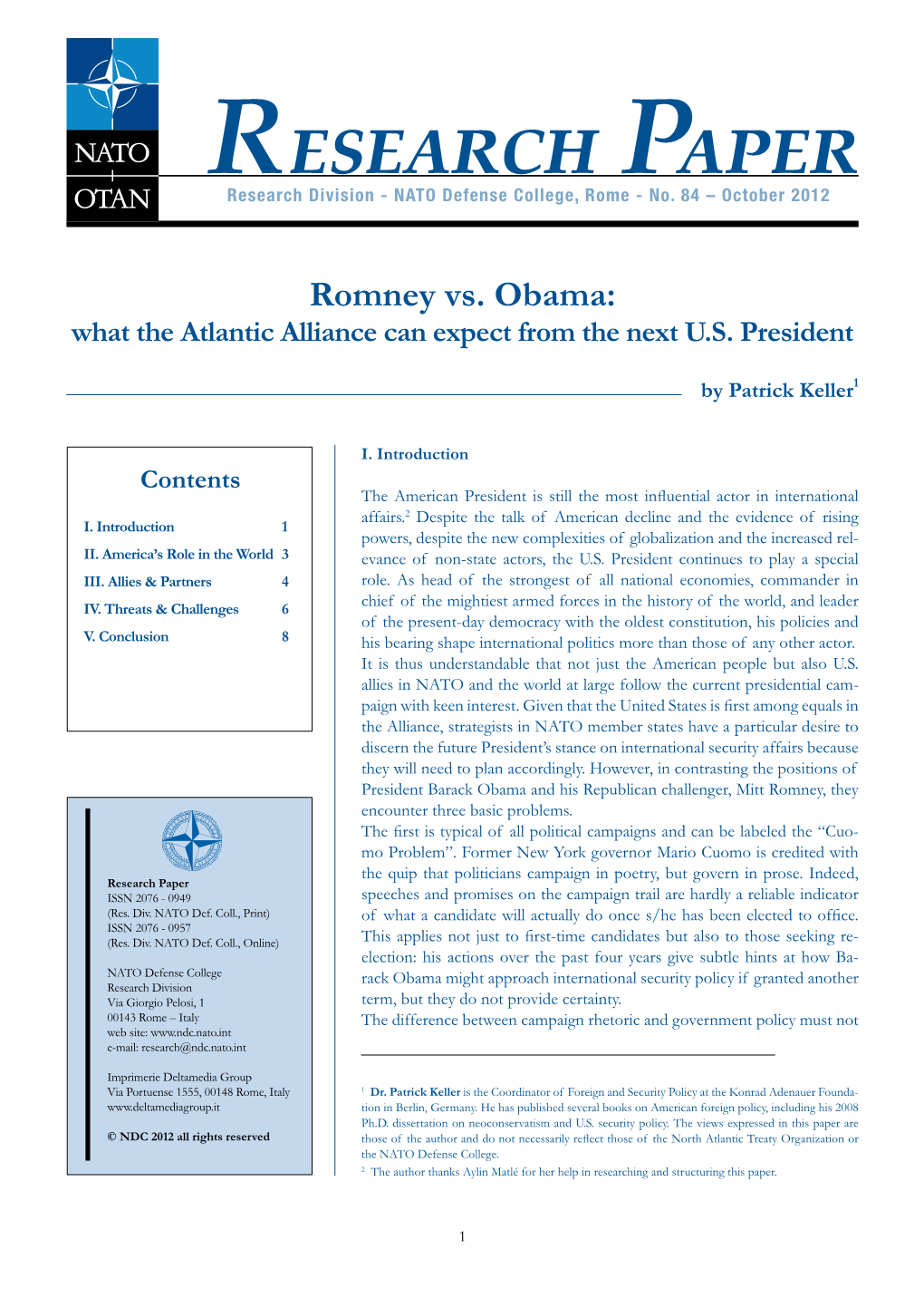 Romney Vs Obama