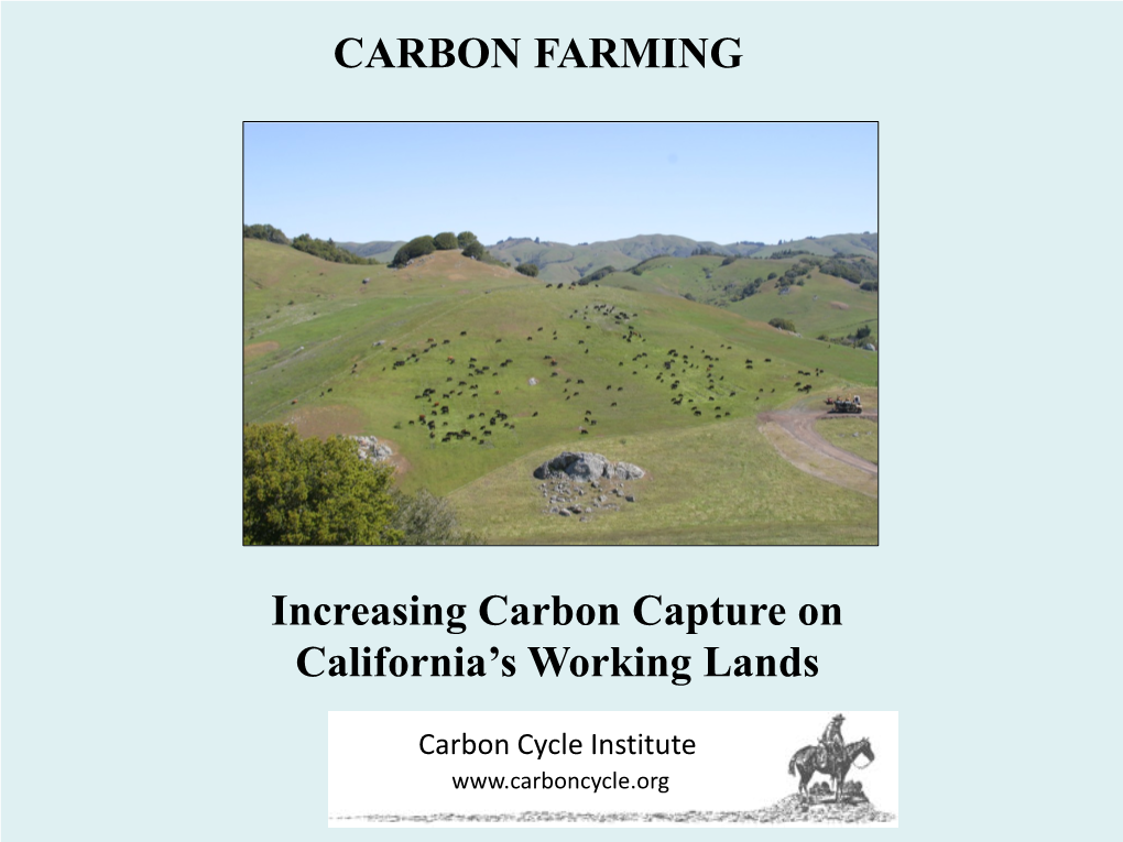 Carbon Farming