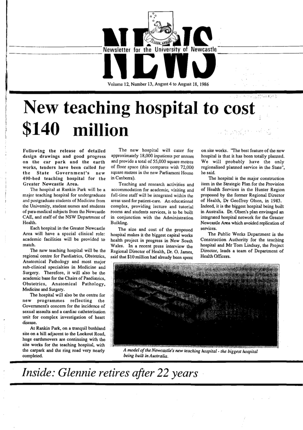 The University News, Vol. 12, No. 13, August 4-18, 1986