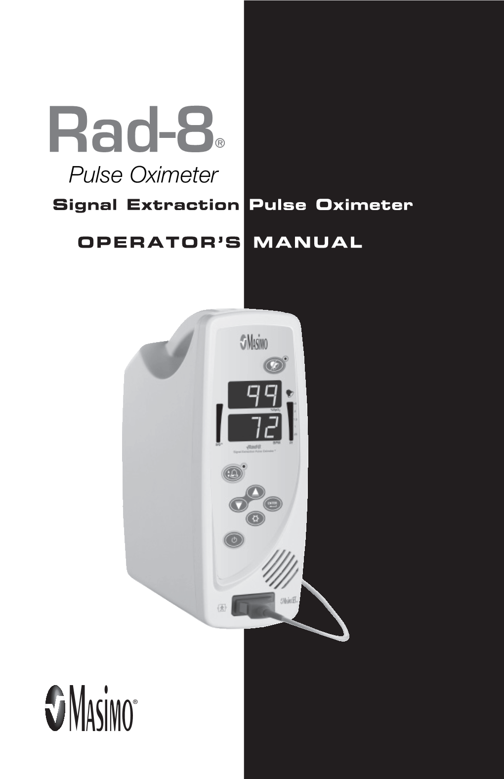 Rad-8 Pulse Oximeter Operators Manual