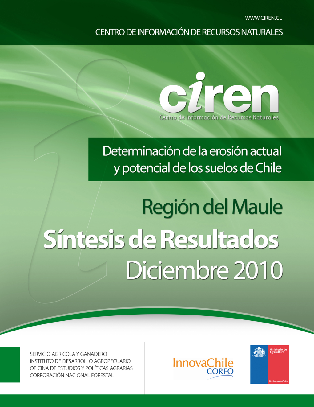 Determinación De La Erosión Actual Y Potencial De Los Suelos De Chile