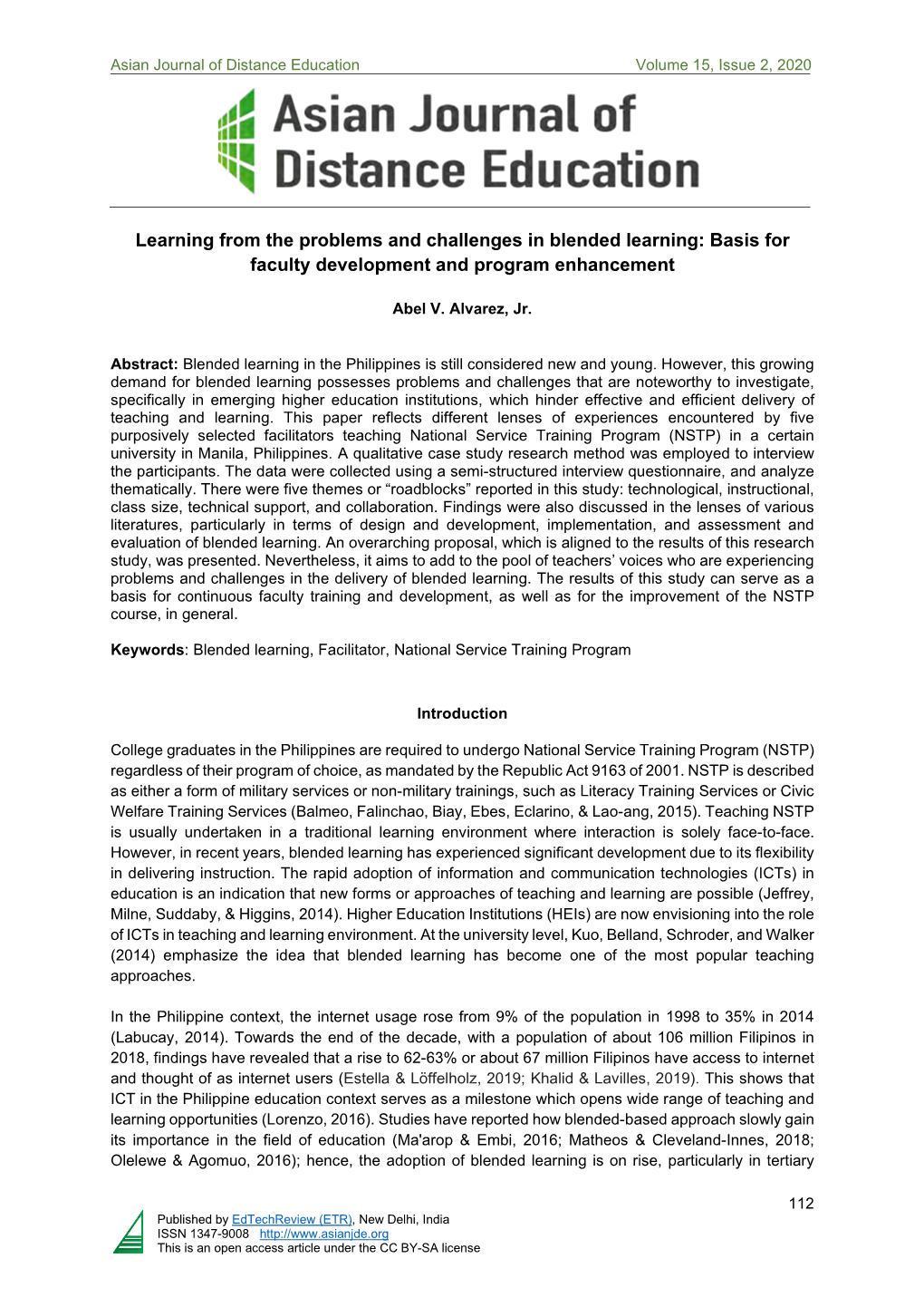 Learning from the Problems and Challenges in Blended Learning: Basis for Faculty Development and Program Enhancement