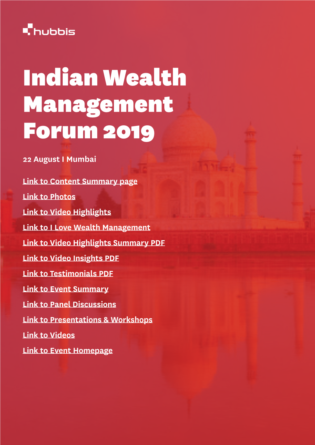 Indian Wealth Management Forum 2019