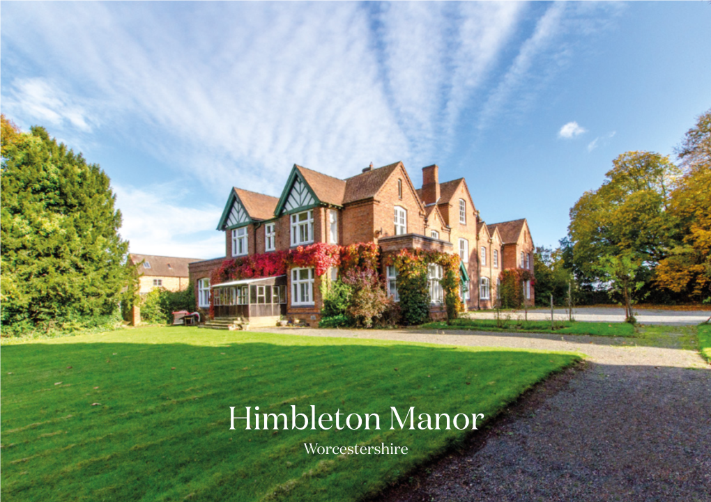 Himbleton Manor Worcestershire