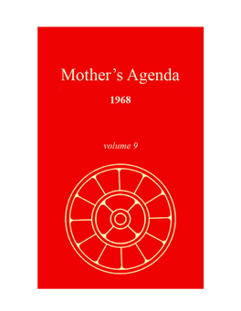 Mother's Agenda • Vol. 9 • 1968