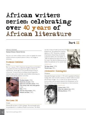 1212 African Writers Series