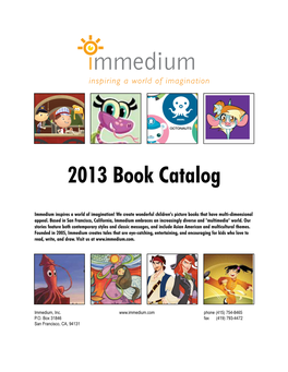 2013 Book Catalog