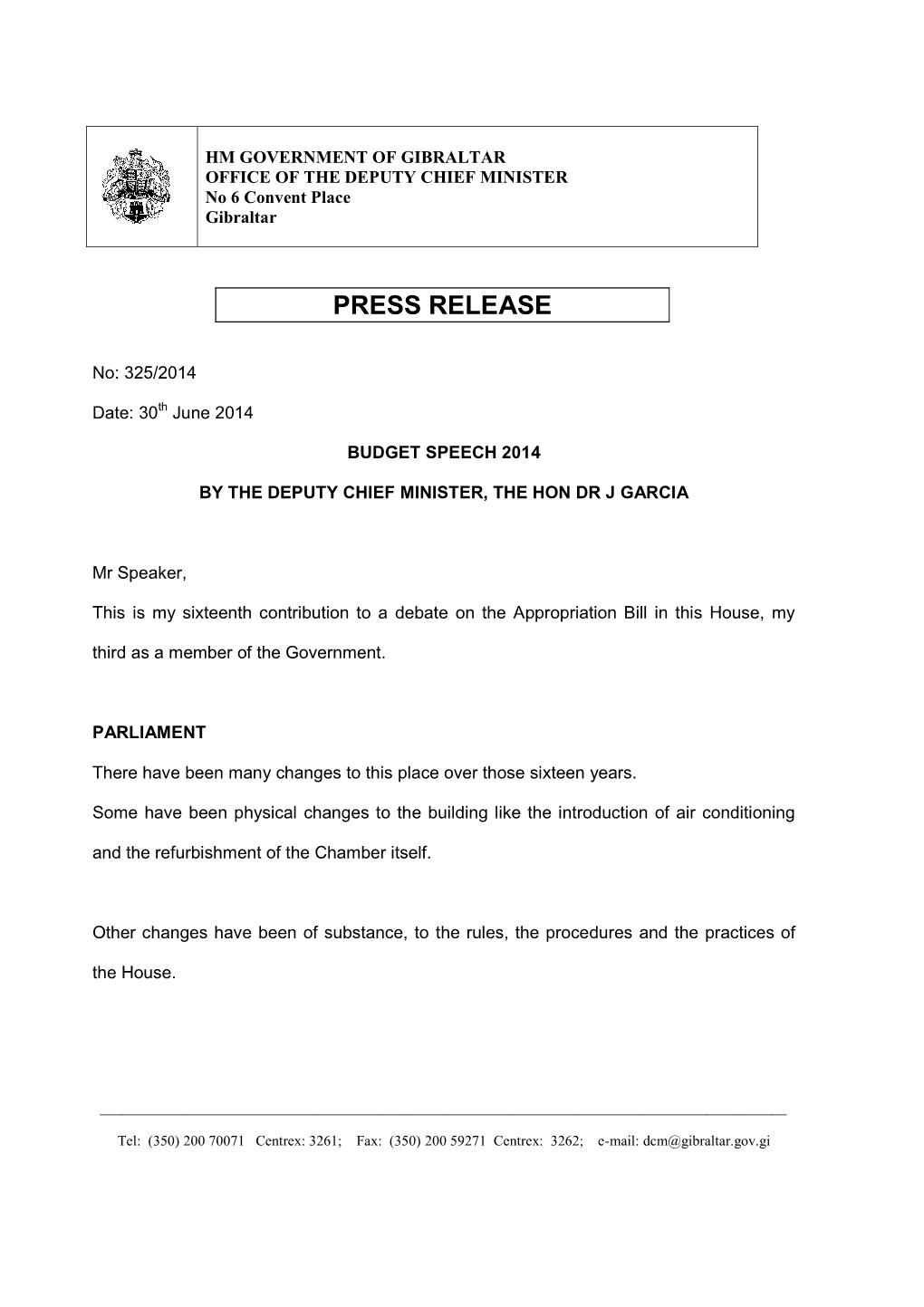 Press Release