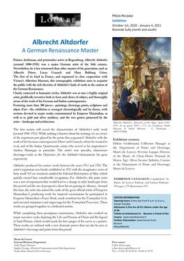 Albrecht Altdorfer a German Renaissance Master