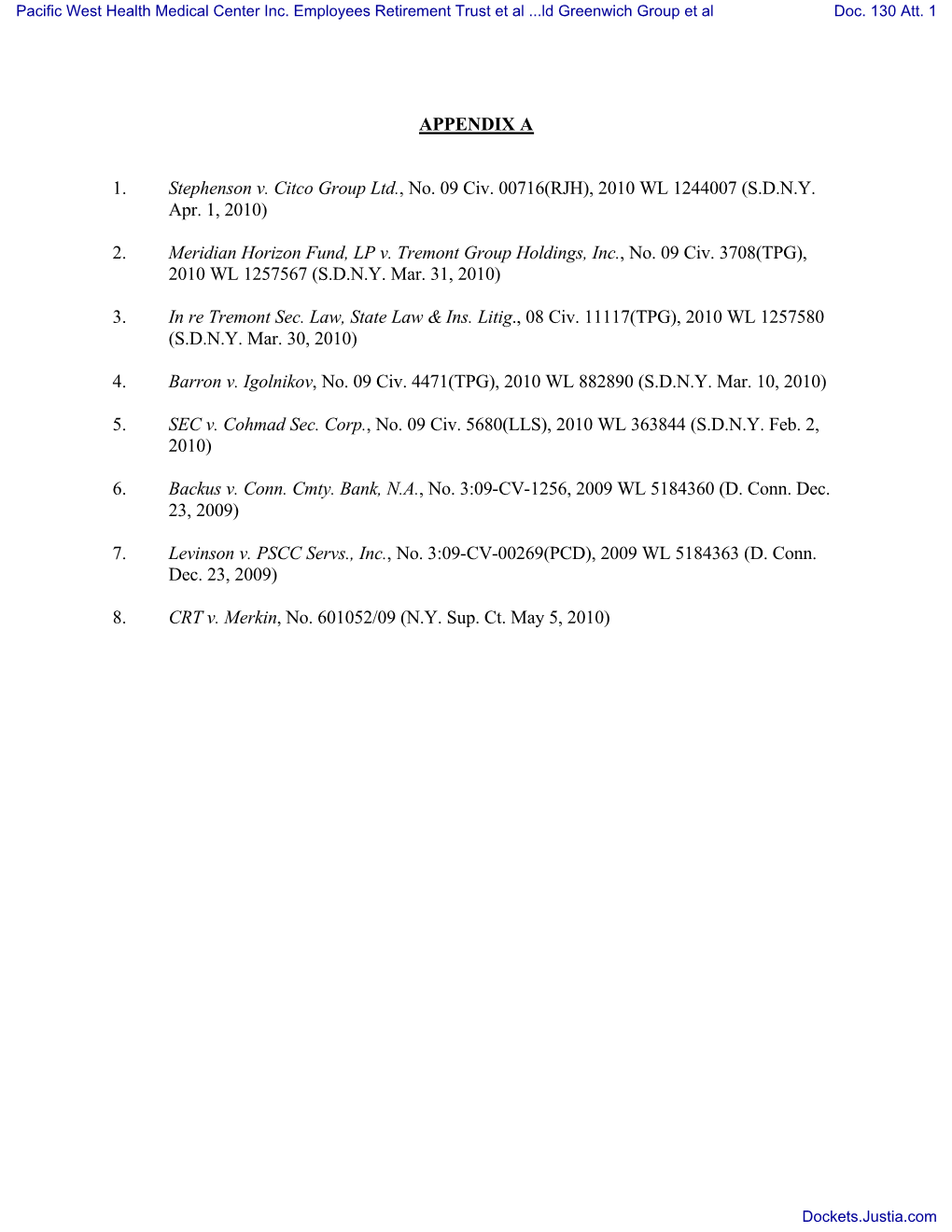 JOINT REPLY MEMORANDUM of LAW in Support Re: (66 in 1:09-Cv