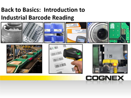 Introduction to Industrial Barcode Reading