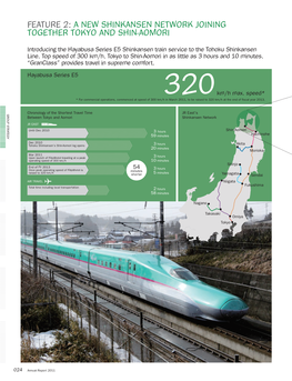 A New Shinkansen Network Joining Together Tokyo and Shin–Aomori