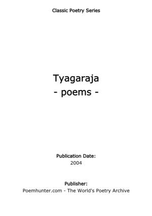 Tyagaraja - Poems