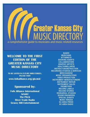 To Download the Greater Kansas City Music Directory Vol. 1