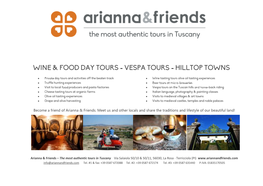 Become a Friend of Arianna & Friends. Meet Us and Other Locals and Share the Traditions and Lifestyle of Our Beautiful Land