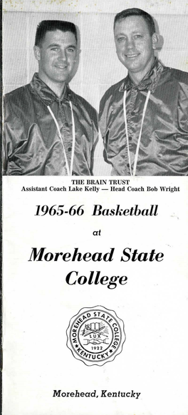1965-66 Basketball at Morehead State College