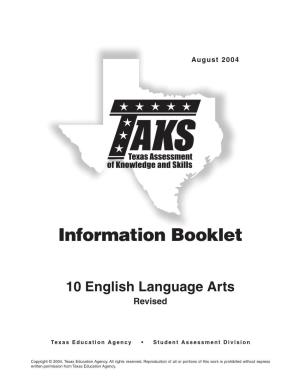 10 ELA Info Booklet