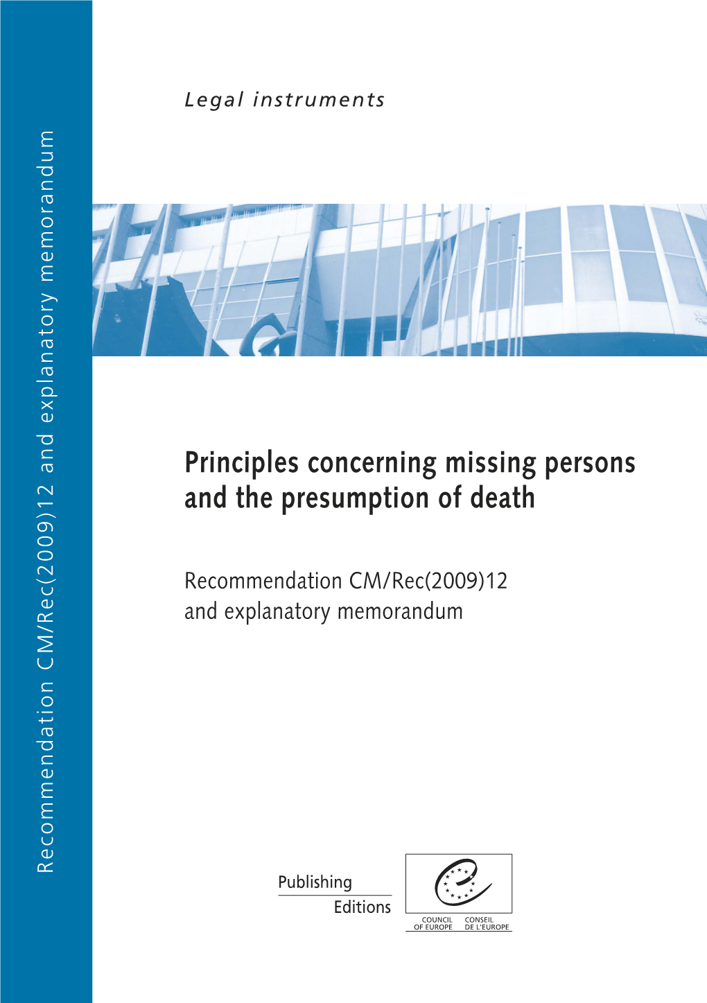 Principles Concerning Missing Persons and the Presumption of Death