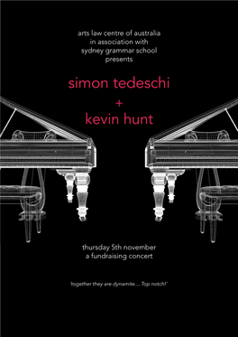 Simon Tedeschi + Kevin Hunt