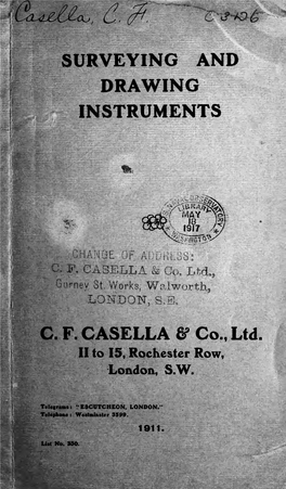 Surveying and Drawing Instruments