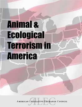 Animal & Ecological Terrorism in America