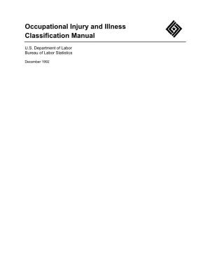 Occupational Injury and Illness Classification Manual