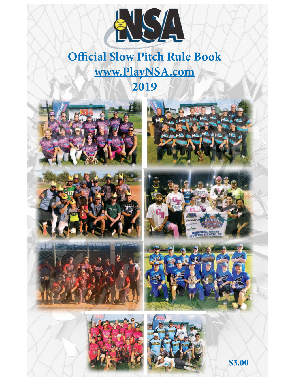 Official Slow Pitch Rule Book 2019 Offi