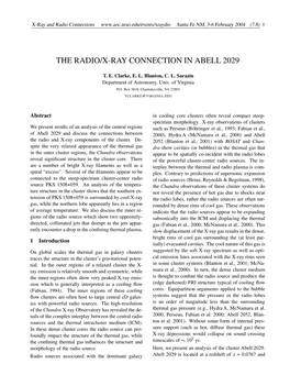 The Radio/X-Ray Connection in Abell 2029