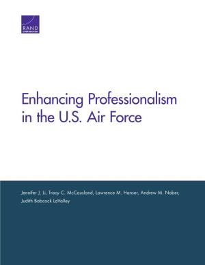 Enhancing Professionalism in the U.S. Air Force