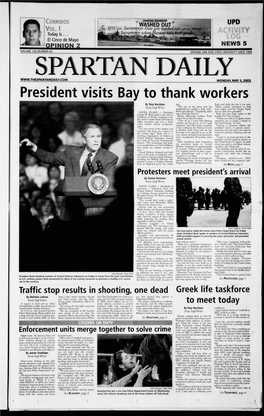 President Visits Bay to Thank Workers